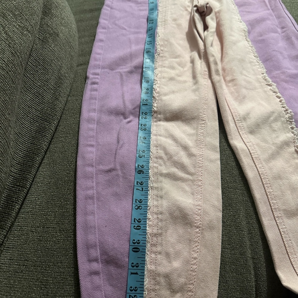 Adika mom jeans pink& purple size xsmall EUC - Picture 4 of 6
